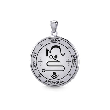 Sigil of the Archangel JOFIEL Small Sterling Silver Pendant TPD6023 - Jewelry